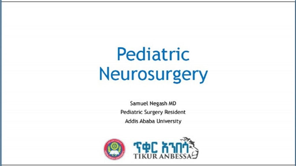 Pediatric neurosurgery