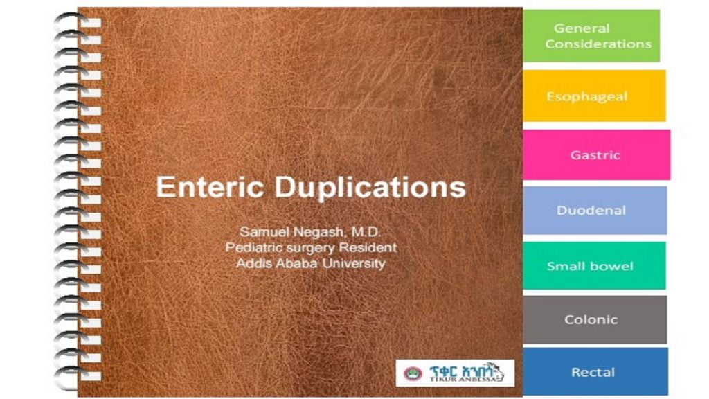 Enteric duplication